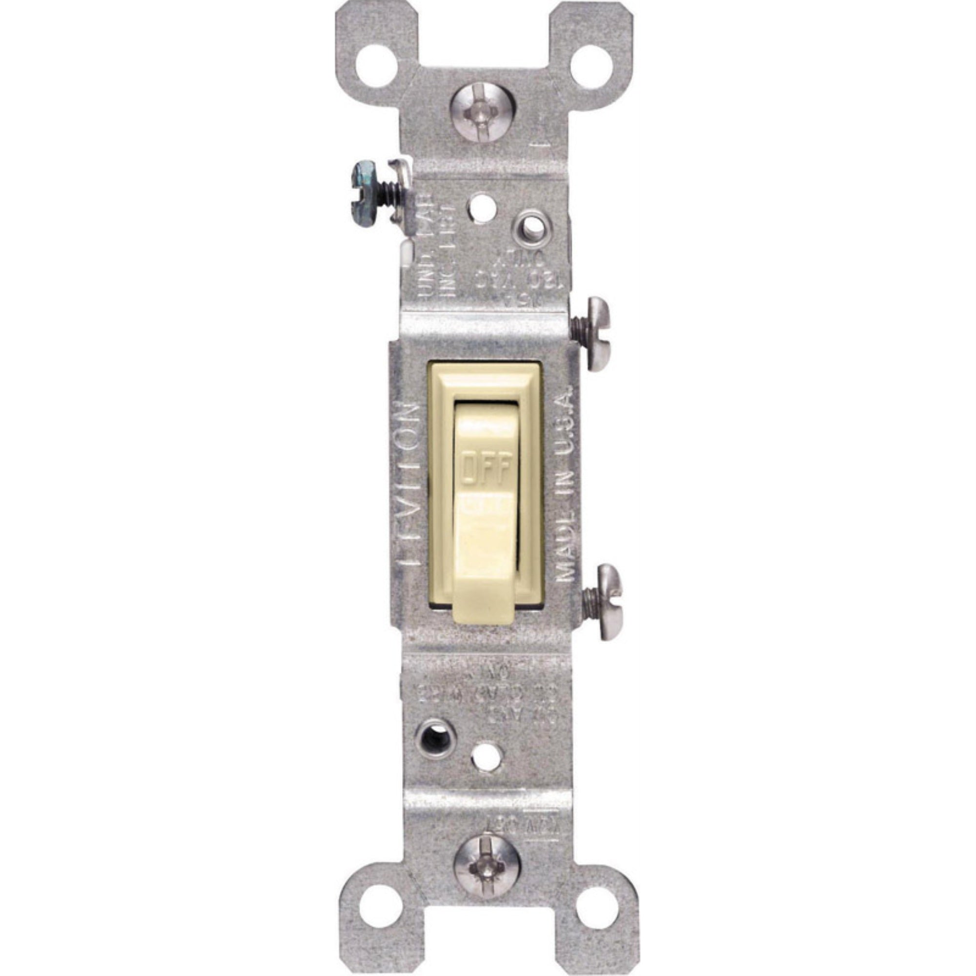 Switch Grnd Sp 15A Ivory (Pack Of 10)