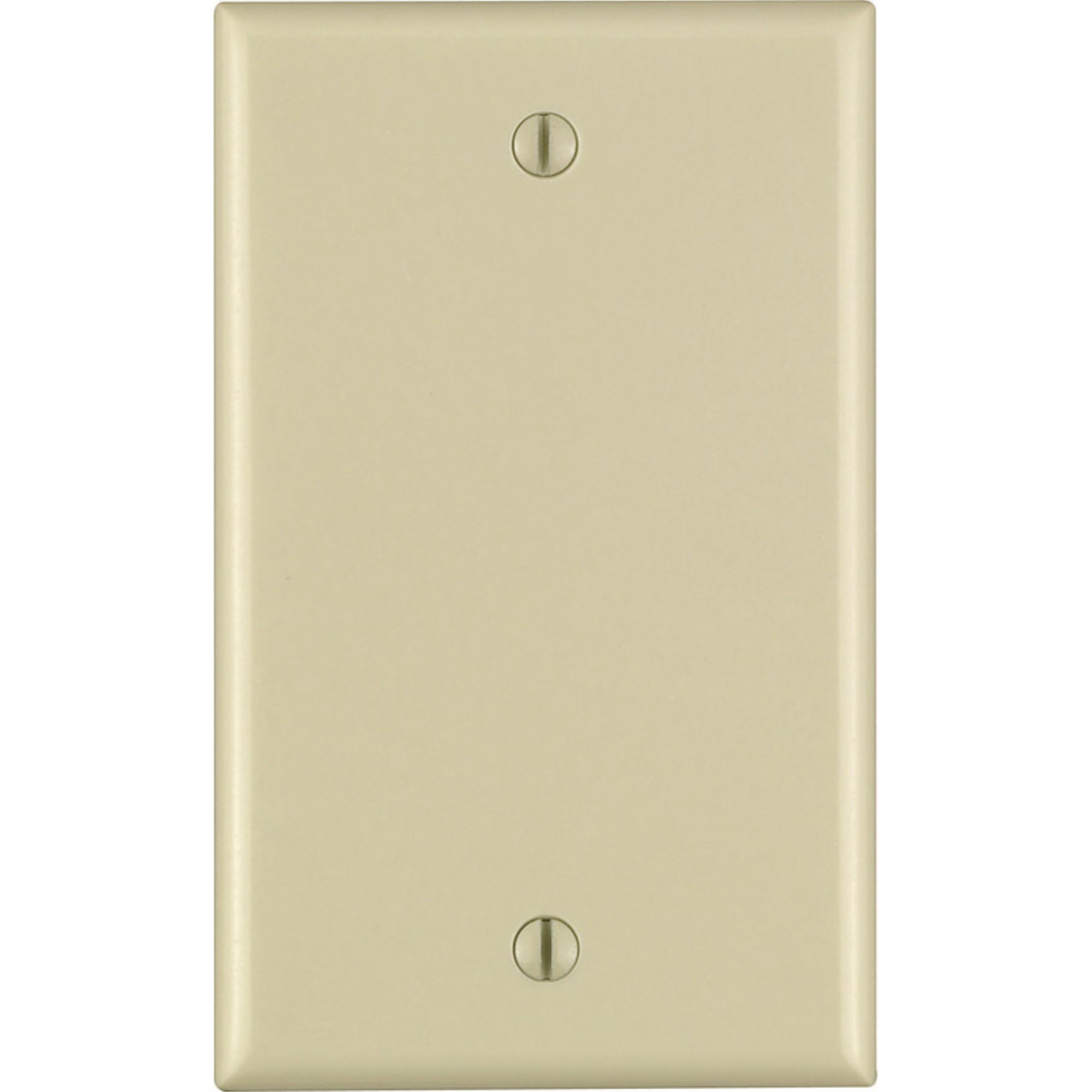 Blank Wallplate 1G Ivory (Pack Of 25)