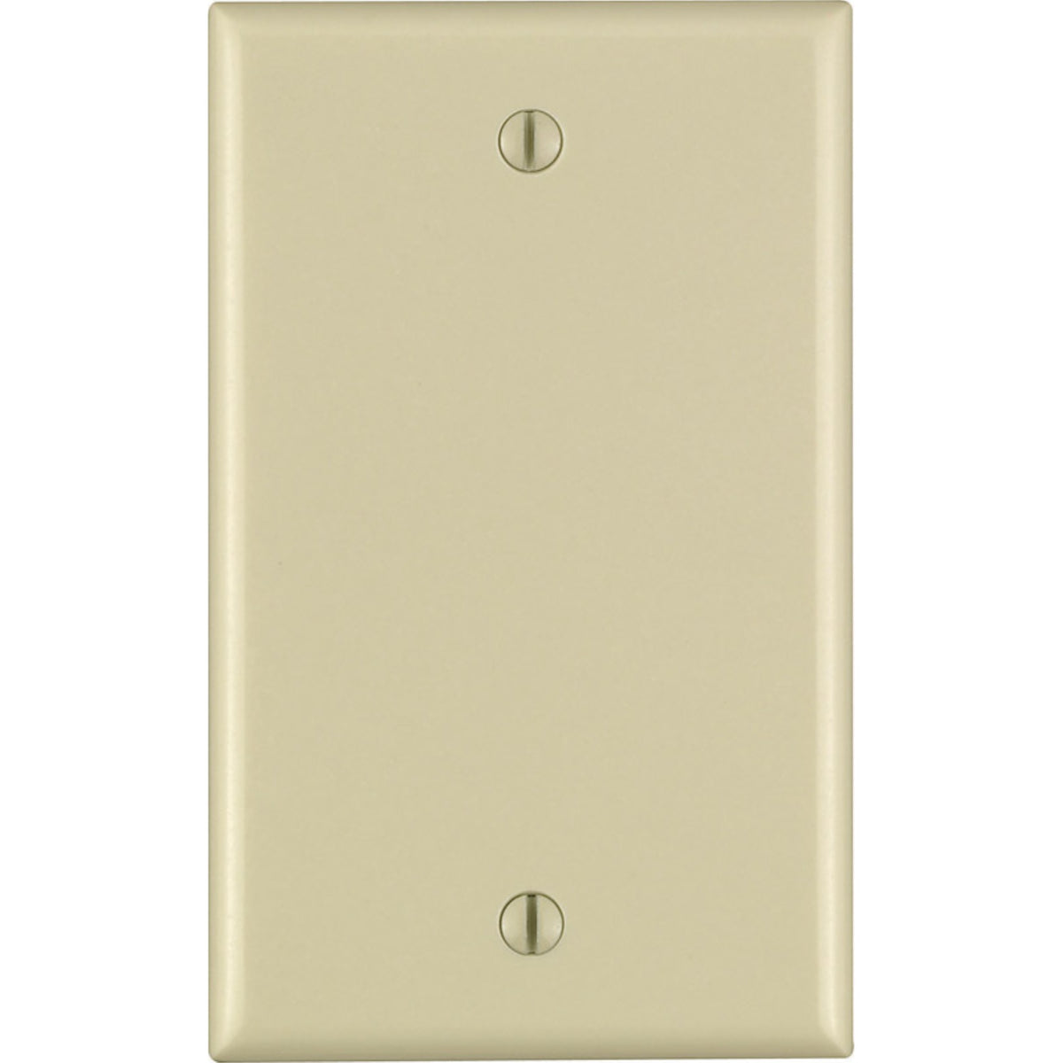 Blank Wallplate 1G Ivory (Pack Of 25)