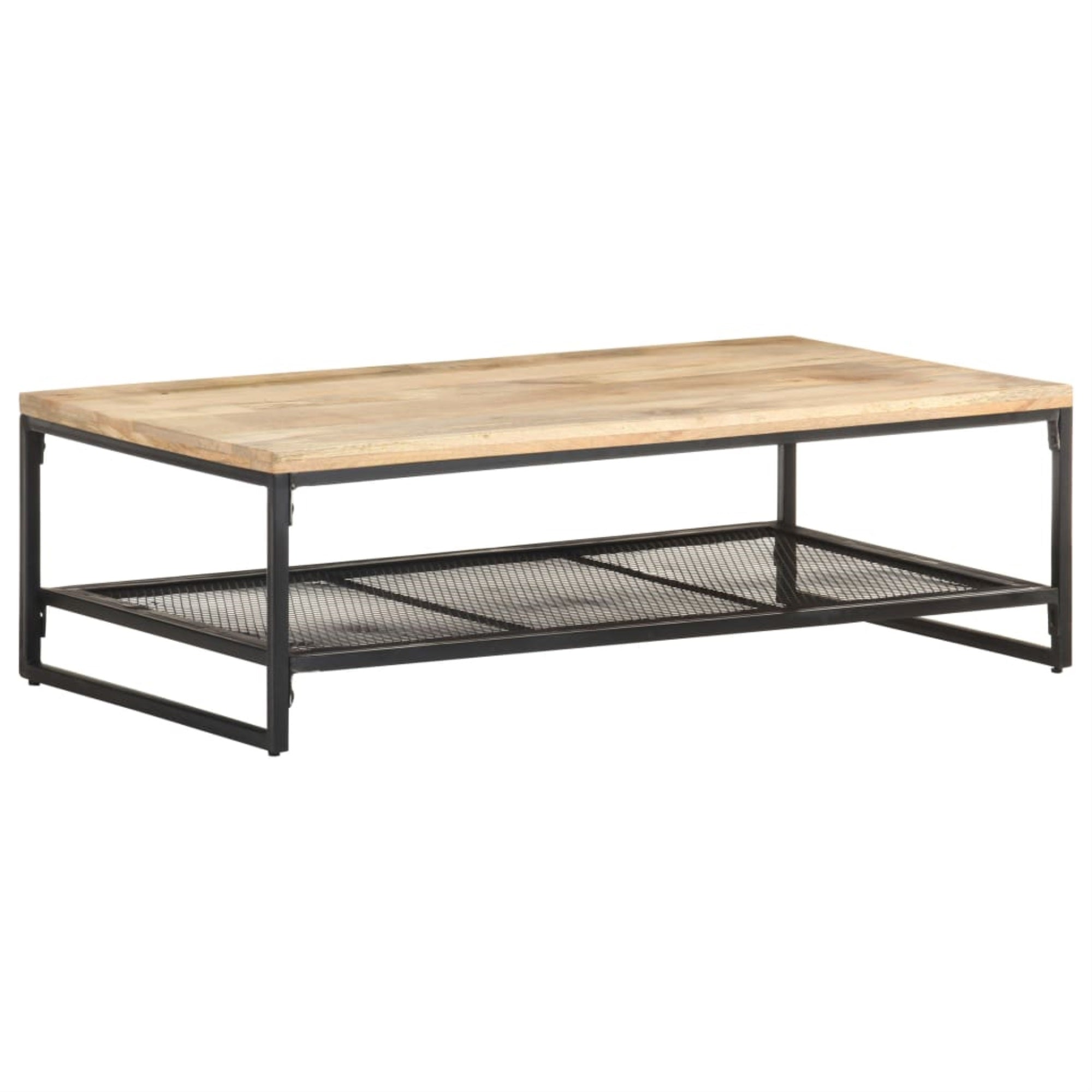 Vidaxl Coffee Table 43.3'X23.6'X13.8' Solid Mango Wood