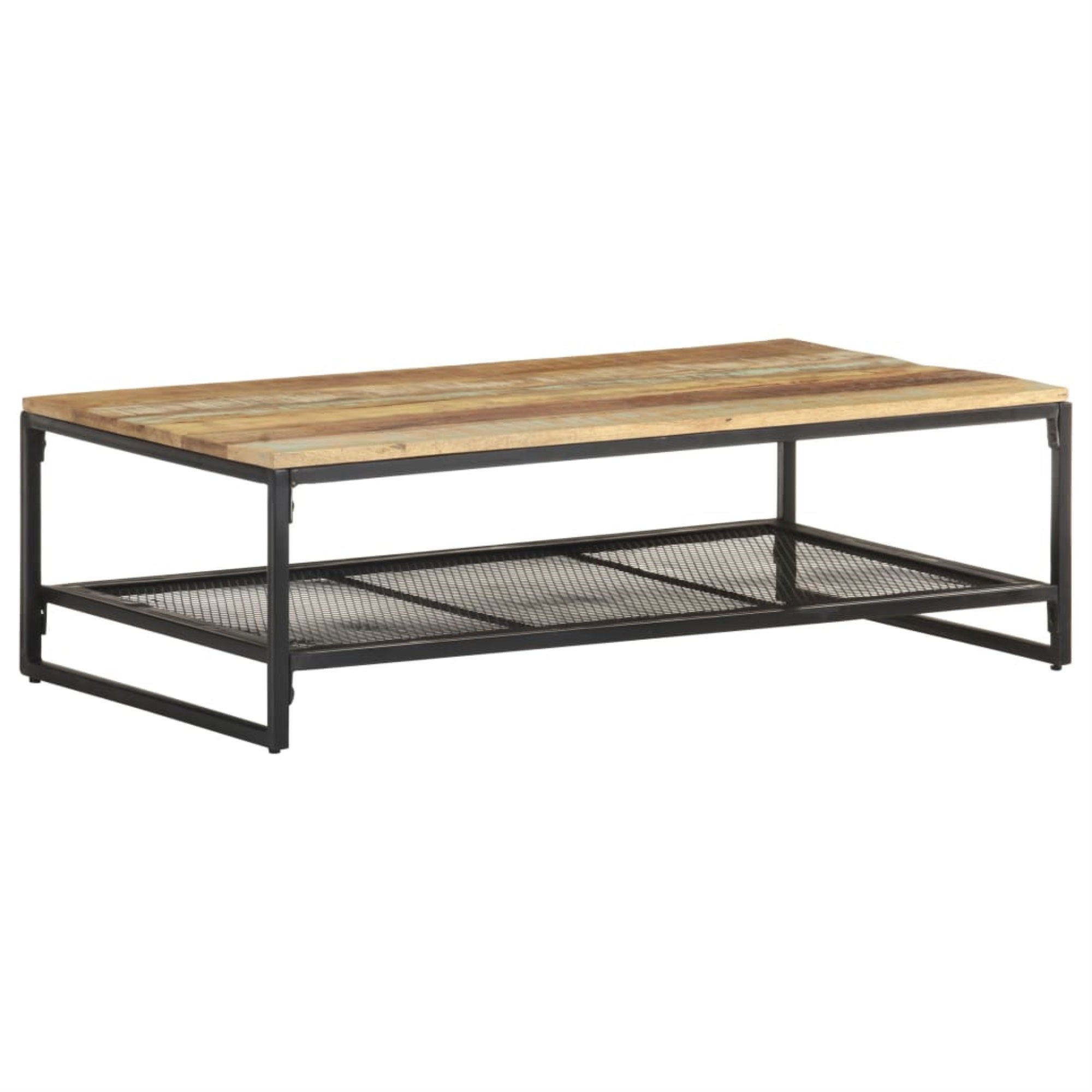 Vidaxl Coffee Table 43.3'X23.6'X13.8' Solid Reclaimed Wood