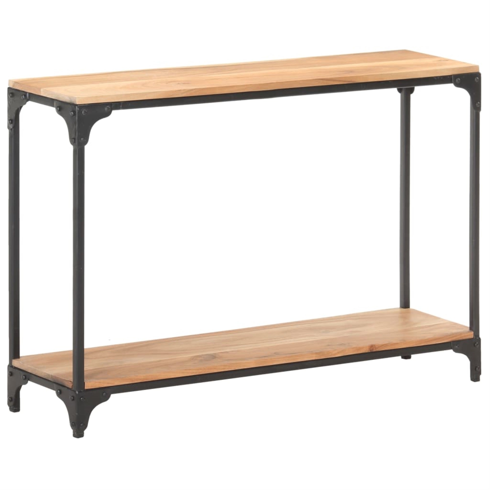 Vidaxl Console Table 43.3'X11.8'X29.5' Solid Acacia Wood