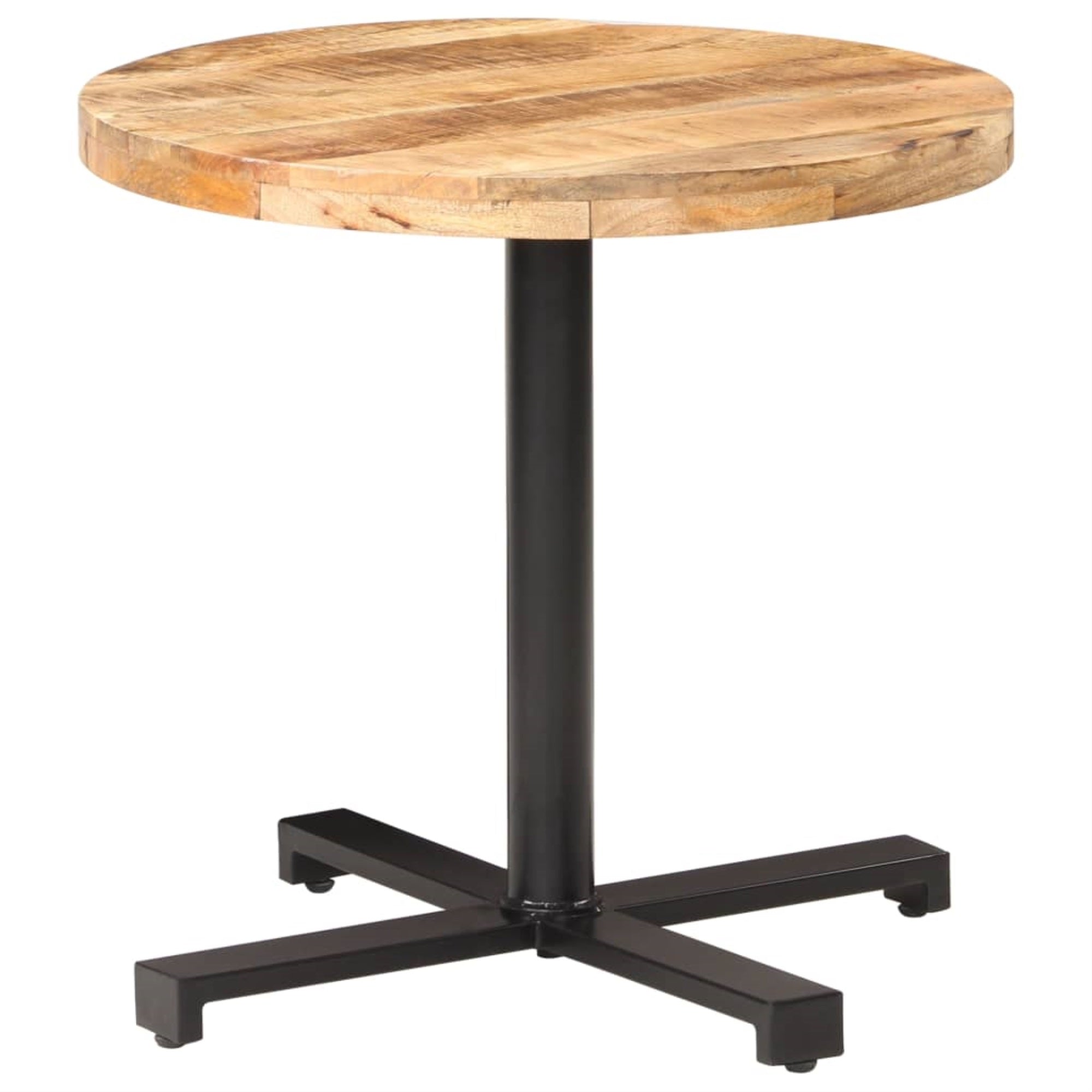 Vidaxl Bistro Table Round 31.5'X29.5' Rough Mango Wood
