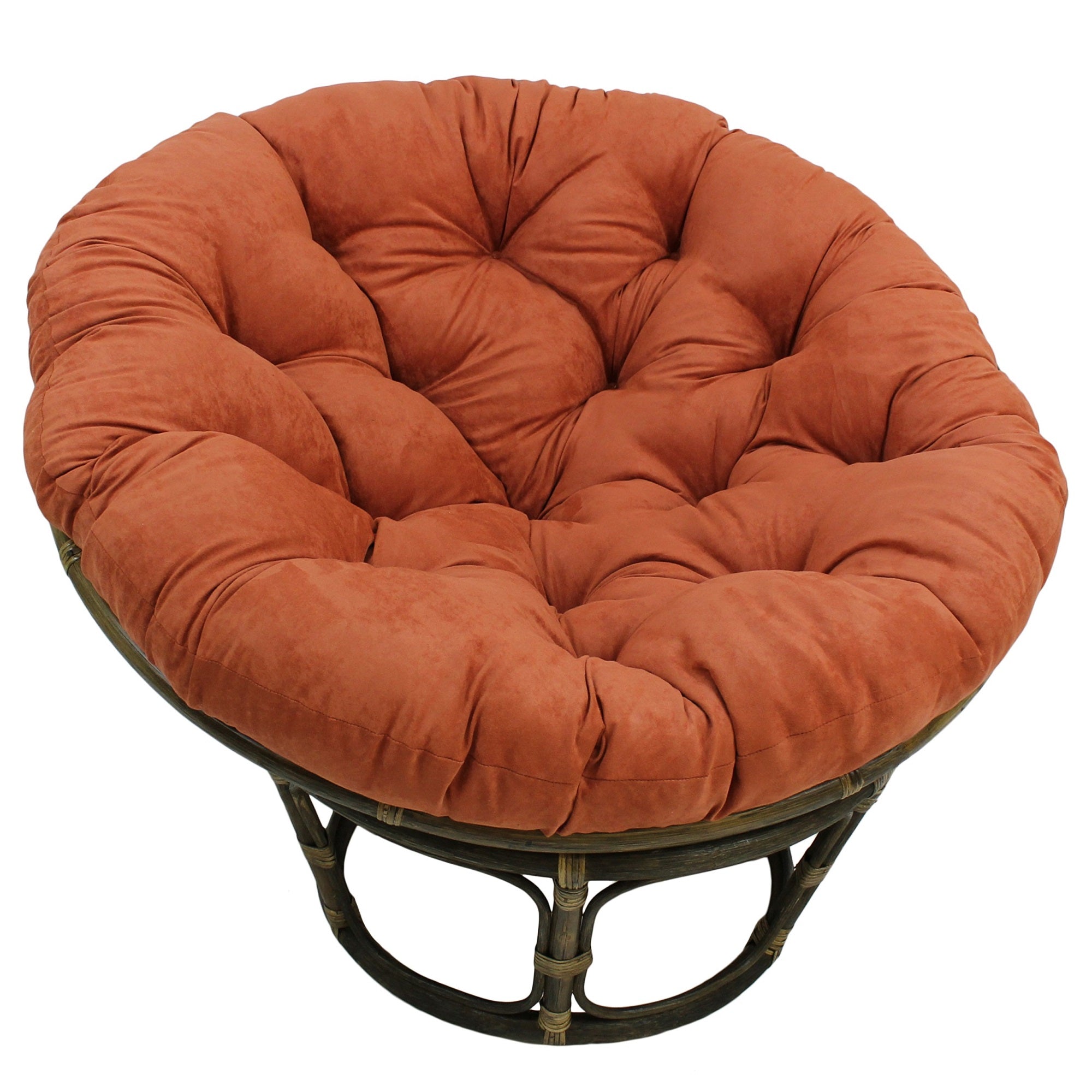 Blazing Needles Microsuede Papasan Cushion, 1 Count (Pack of 1), Spice