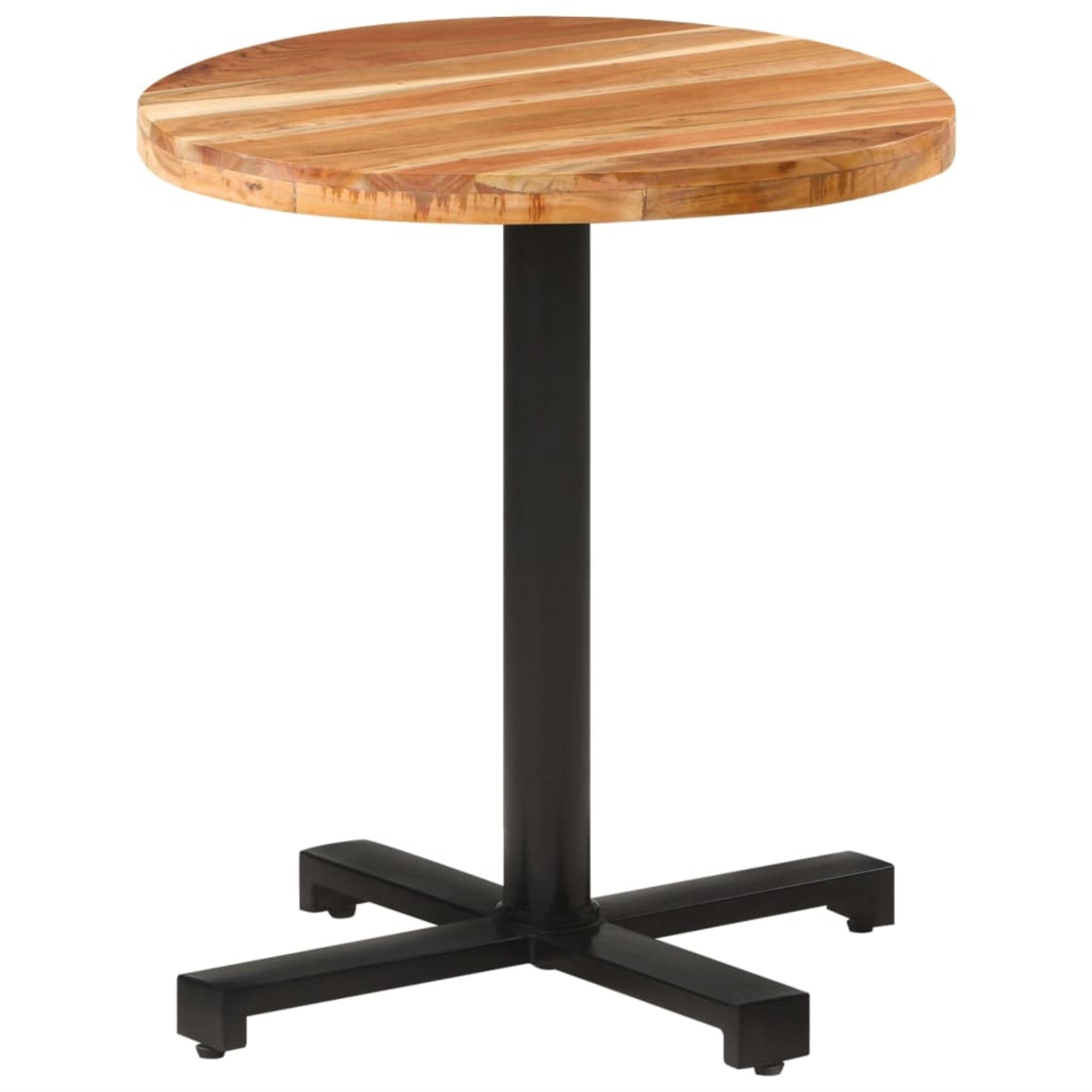 Vidaxl Bistro Table Round 27.5'X29.5' Solid Acacia Wood