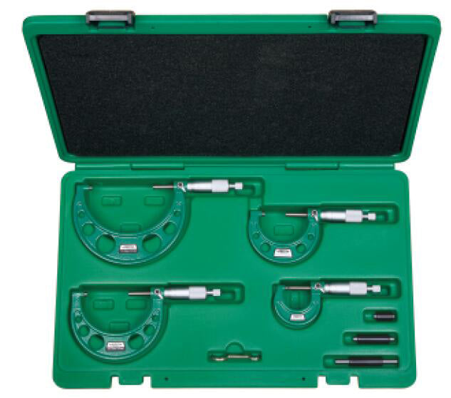 3203-33A Outside Micrometer Set W/Case, 0-3
