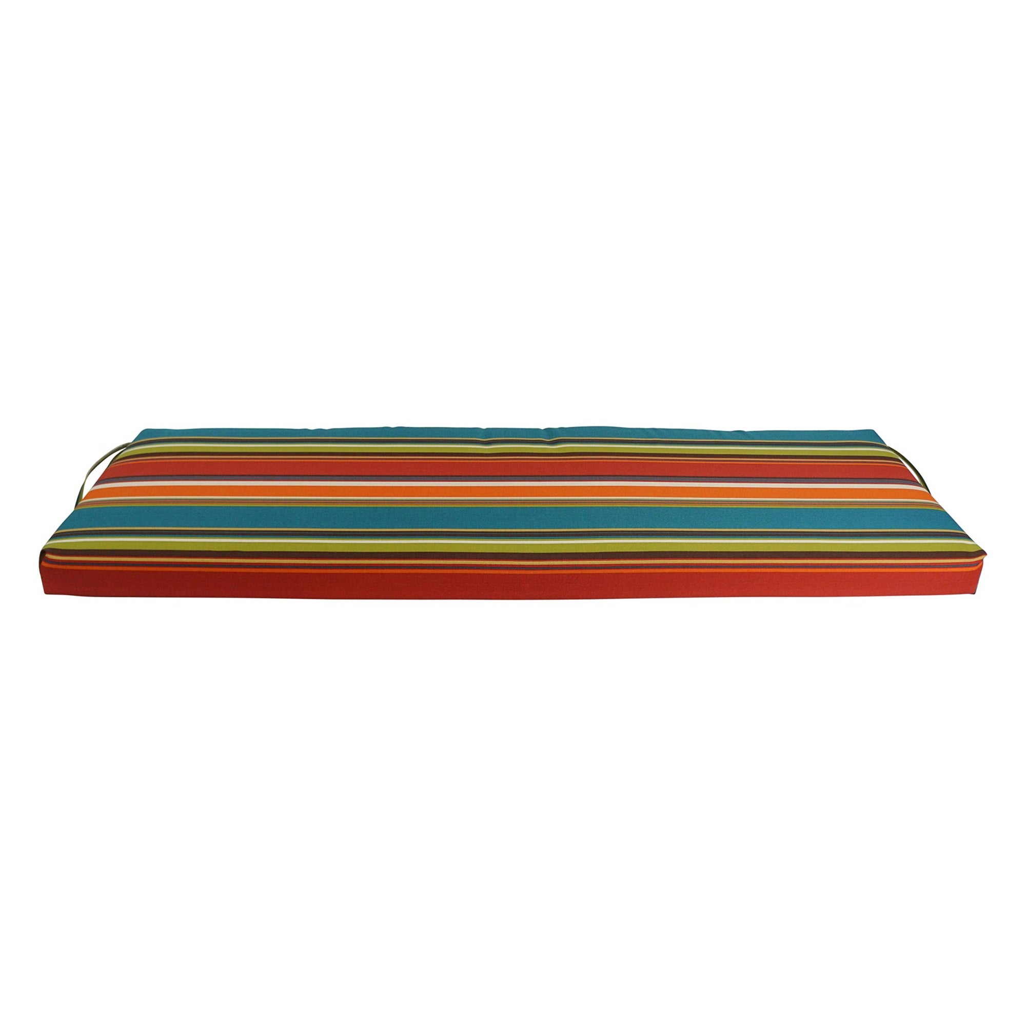 Blazing Needles Outdoor Bench Cushion, 1 Count (Pack of 1), Westport Teal