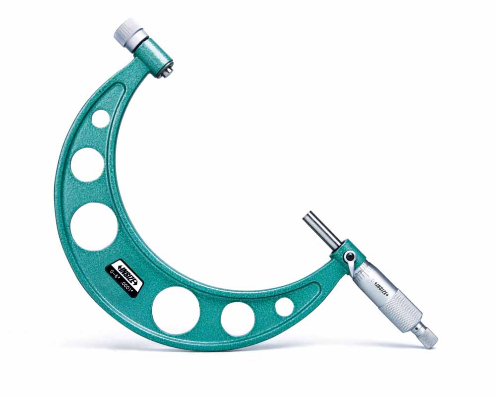 3206-8 Outside Micrometer With Interchangeable Anvils, 4-8