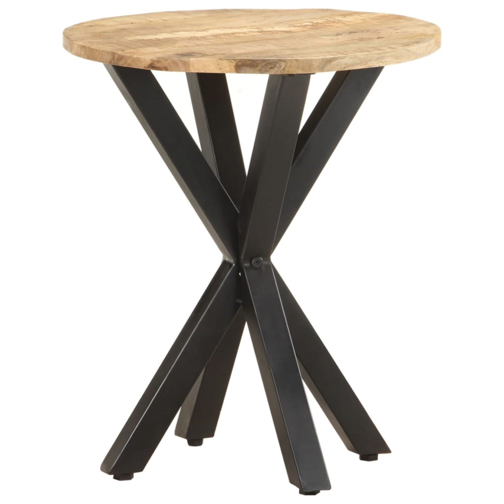 Vidaxl Side Table 18.9'X18.9'X22' Solid Mango Wood