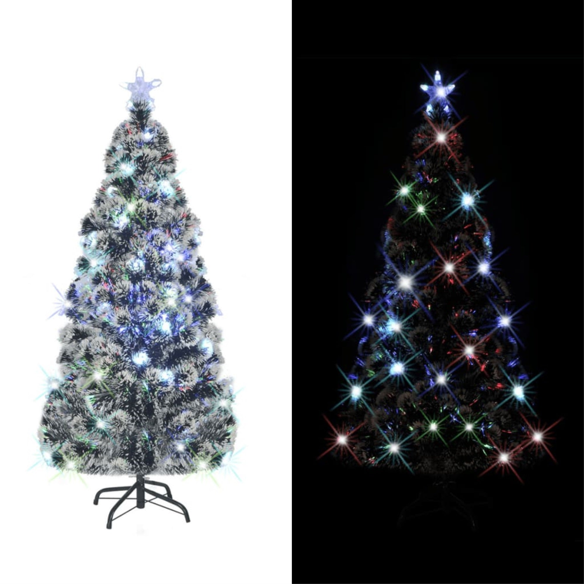 Vidaxl Artificial Christmas Tree With Stand/Led 82.7' 280 Branches