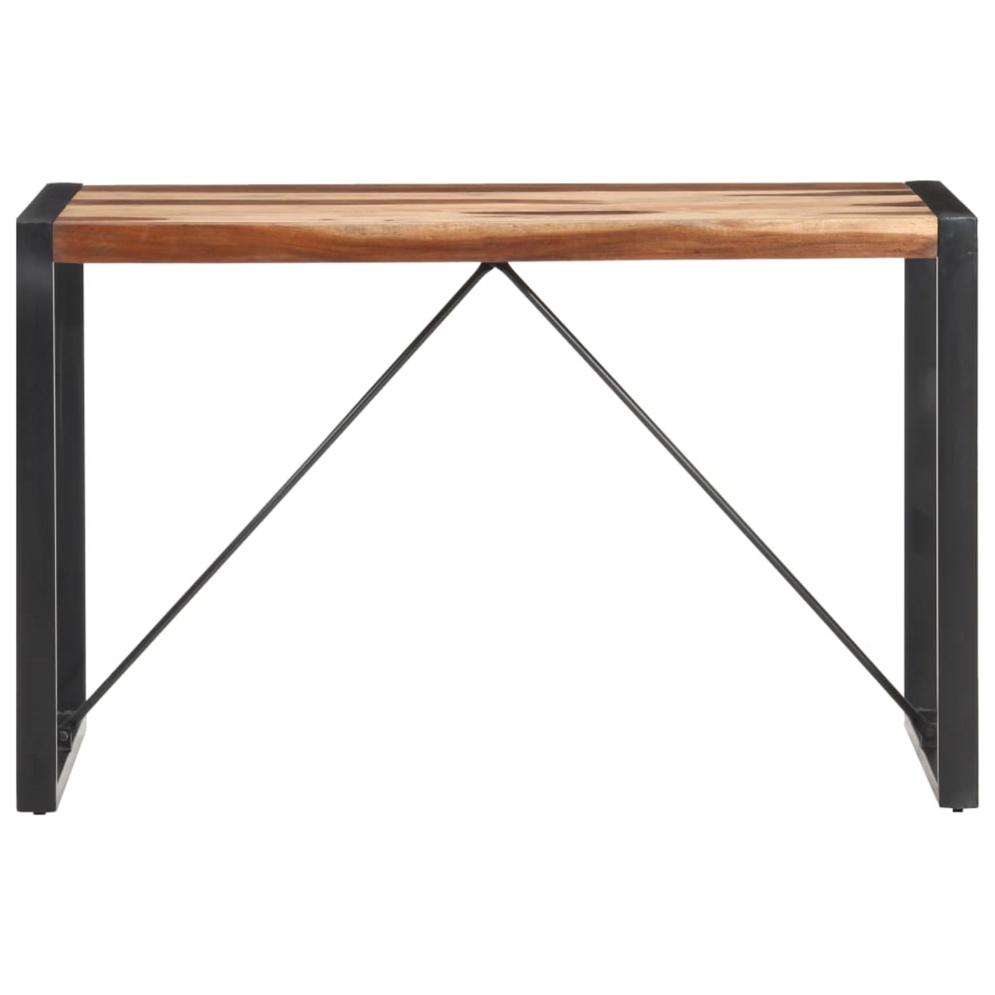 Vidaxl Dining Table 47.2'X23.6'X29.5' Solid Wood With Sheesham Finish