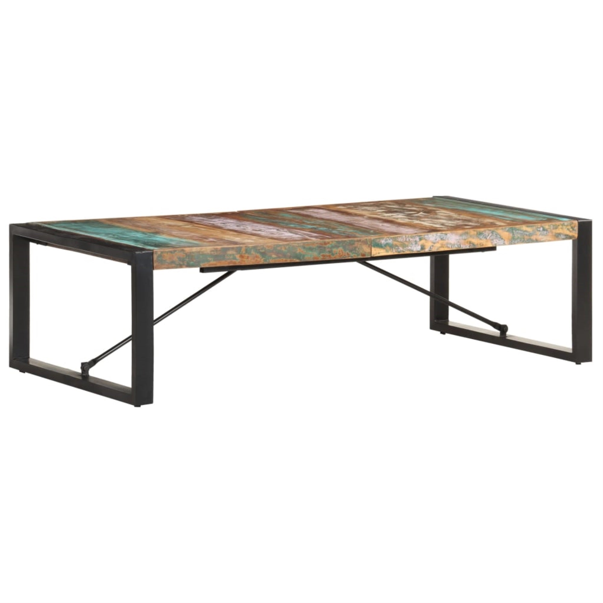 Vidaxl Coffee Table 55.1'X27.6'X15.7' Solid Reclaimed Wood