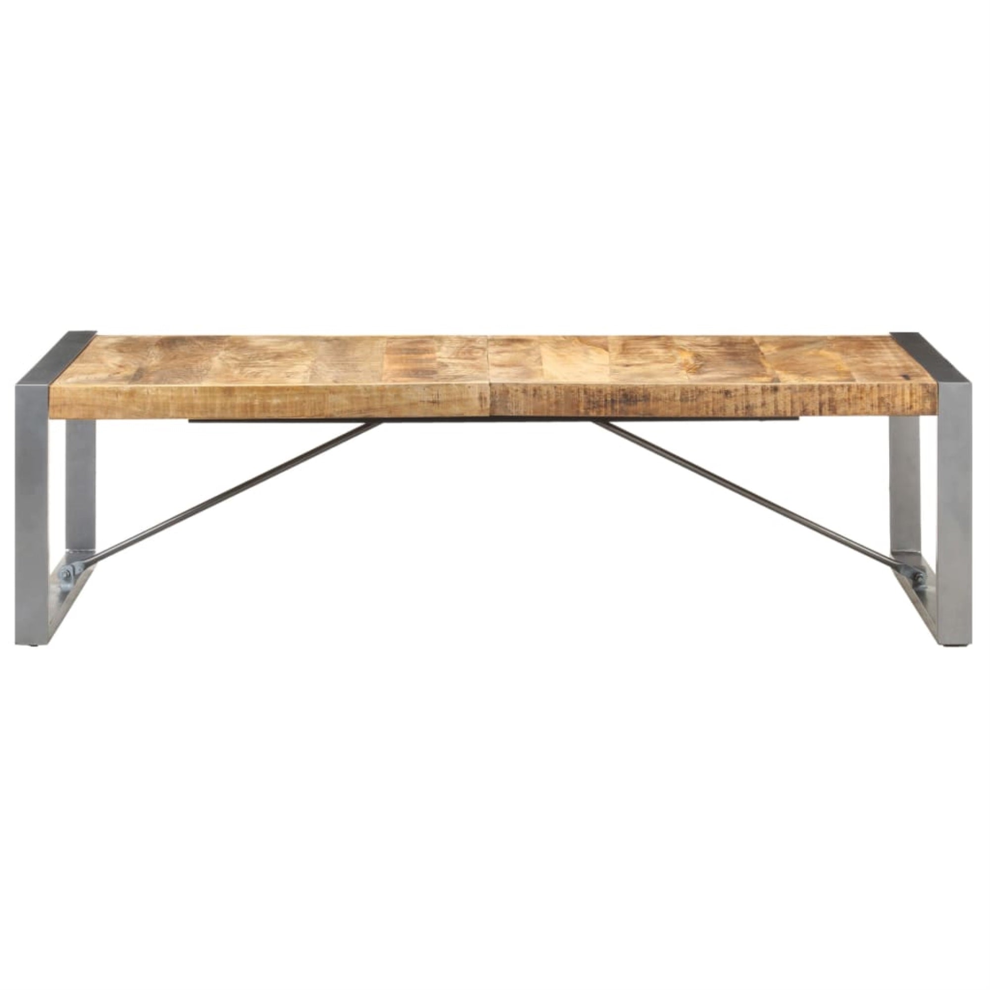 Vidaxl Coffee Table 55.1'X27.6'X15.7' Rough Mango Wood