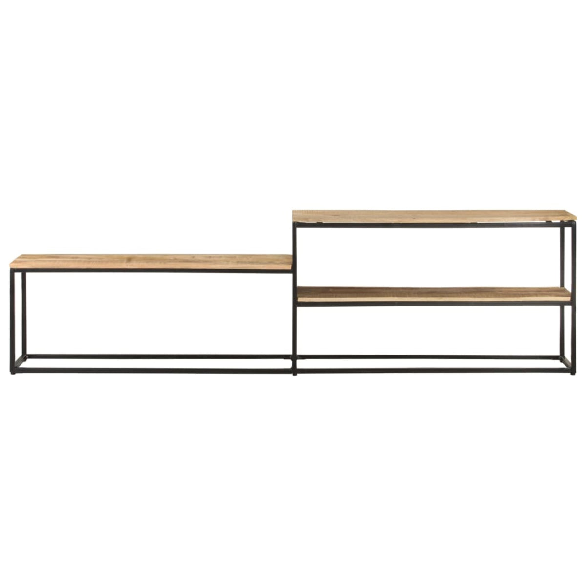 Vidaxl Tv Cabinet 70.9'X11.8'X19.7' Rough Mango Wood