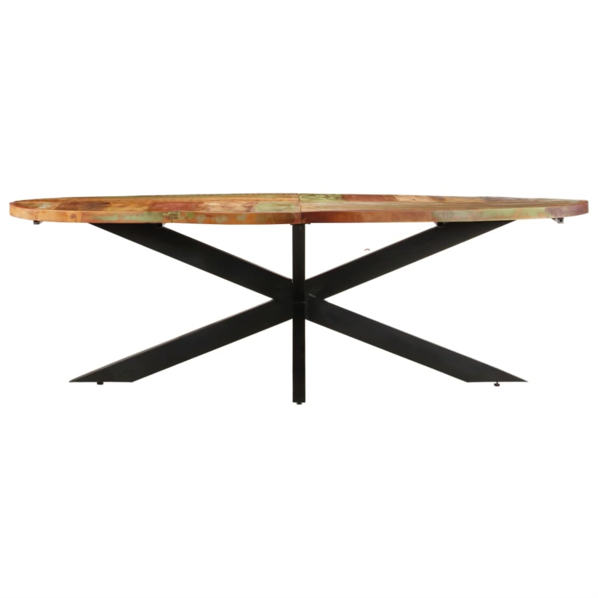 Vidaxl Dining Table 94.5'X39.3'X29.5' Solid Reclaimed Wood