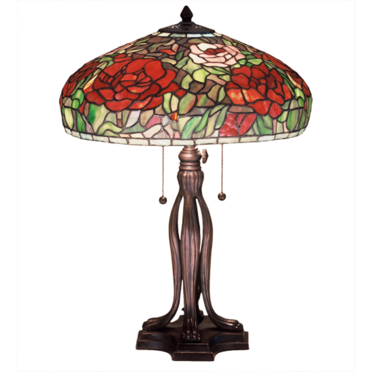 23.5'H Tiffany Peony Table Lamp