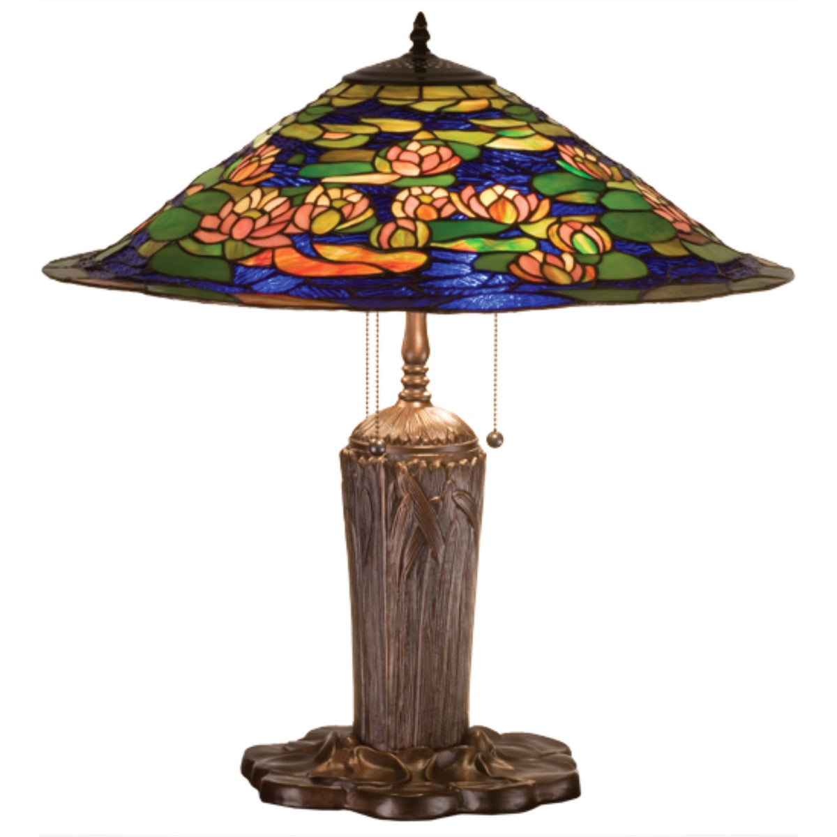 25'H Tiffany Pond Lily Table Lamp