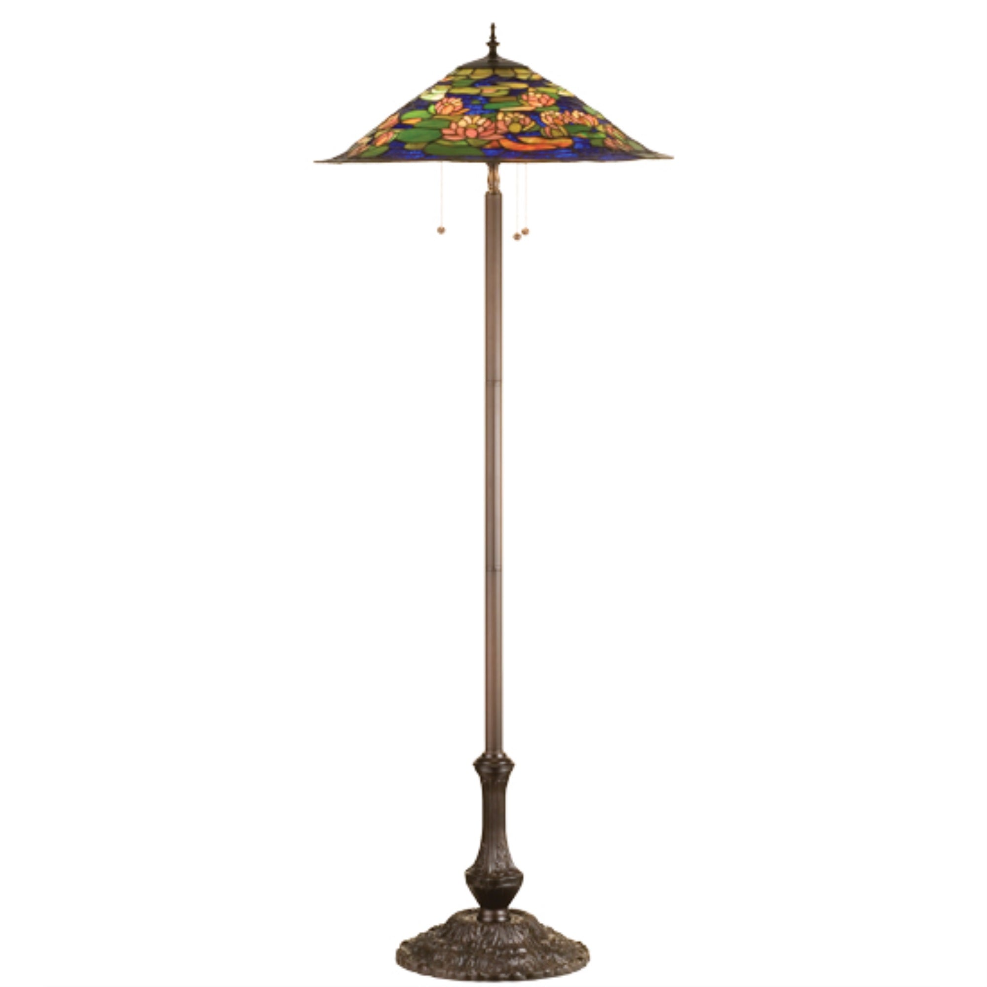 64'H Tiffany Pond Lily Floor Lamp