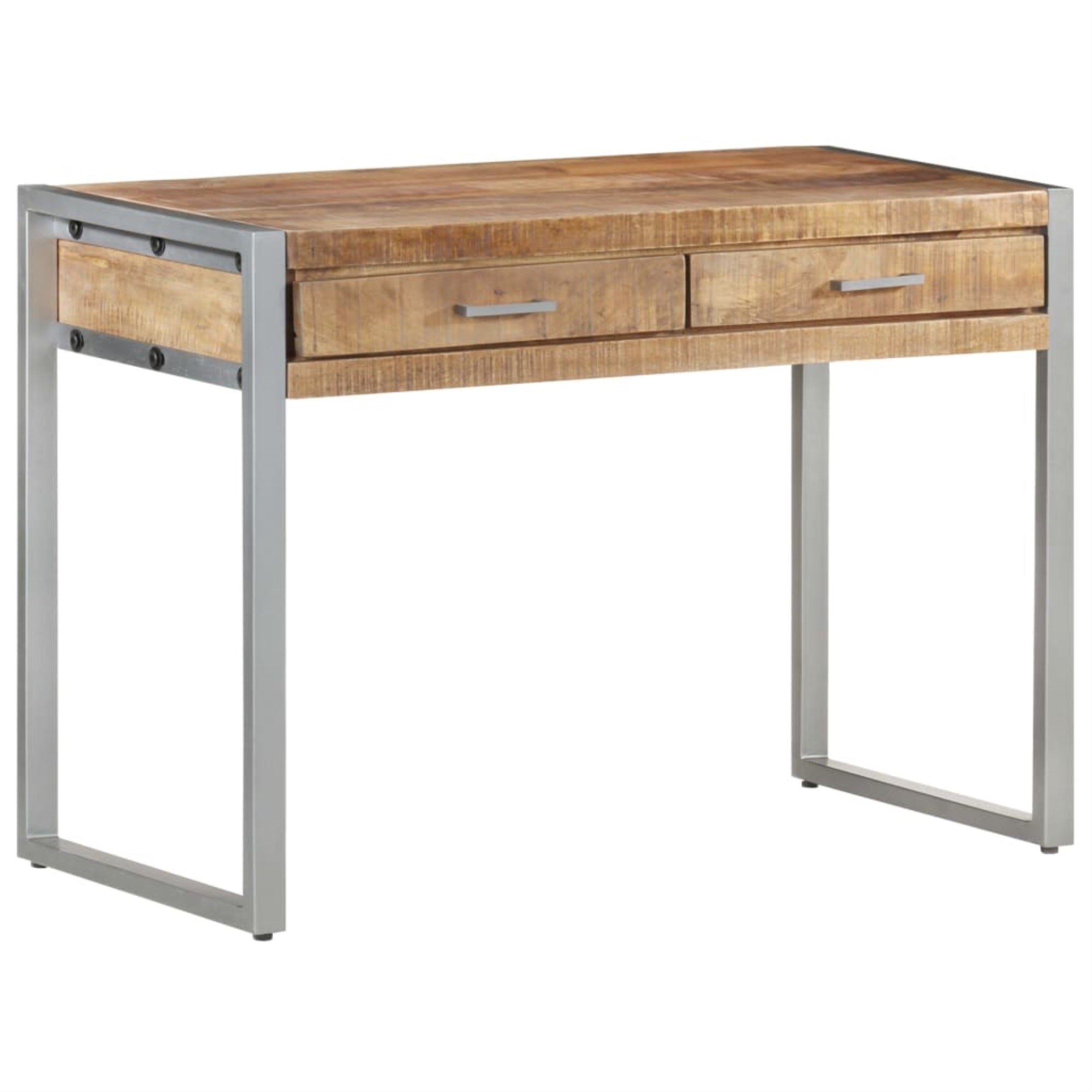 Vidaxl Desk 42.5'X19.7'X29.5' Rough Mango Wood