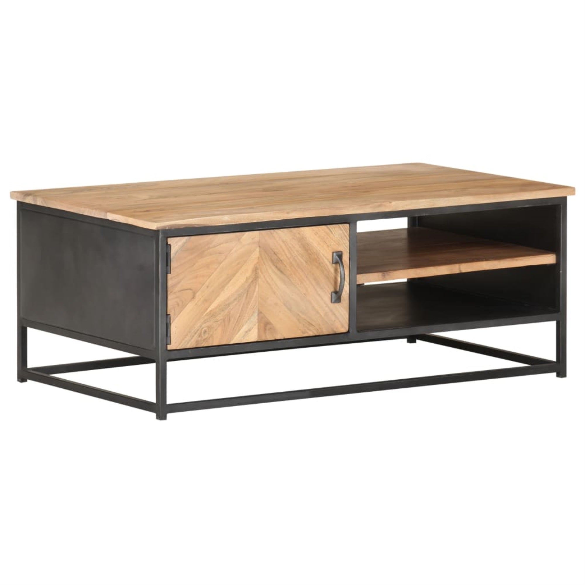 Vidaxl Coffee Table 35.4'X19.7'X13.8' Solid Acacia Wood