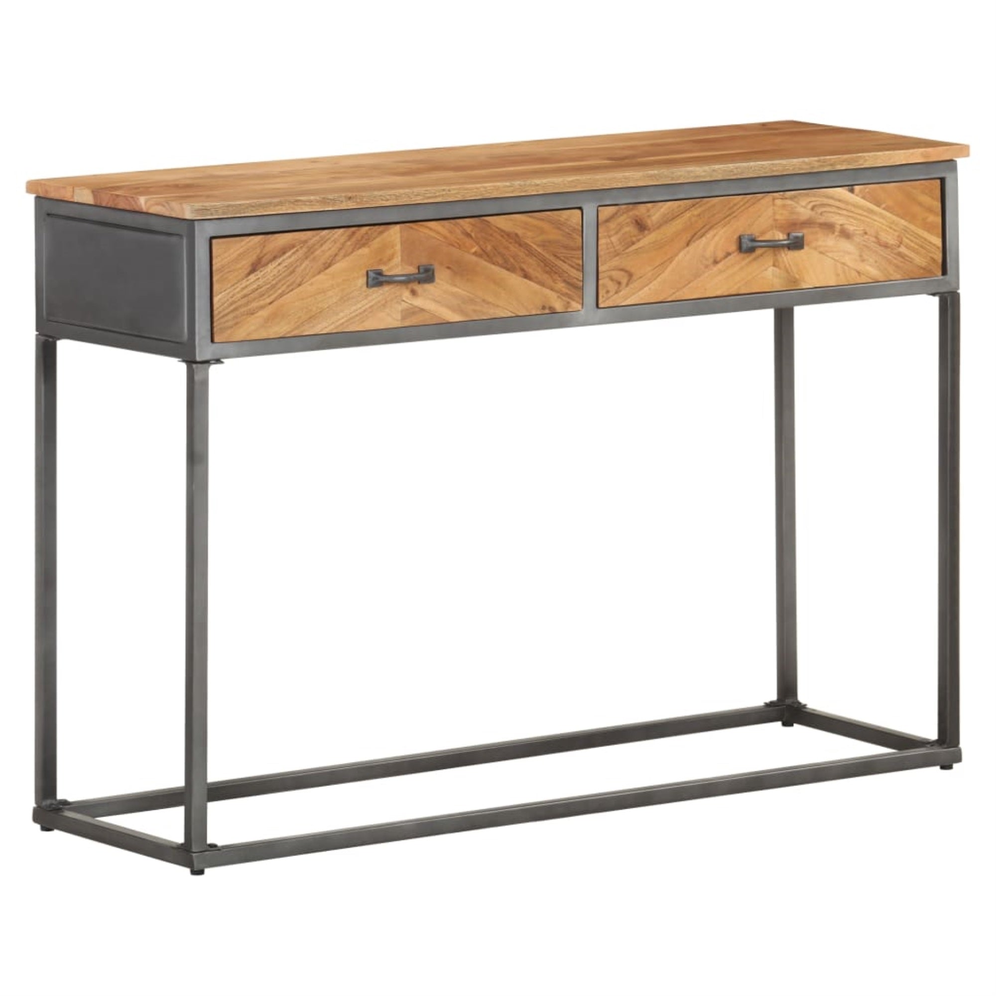 Vidaxl Console Table 43.3'X13.8'X29.5' Solid Acacia Wood