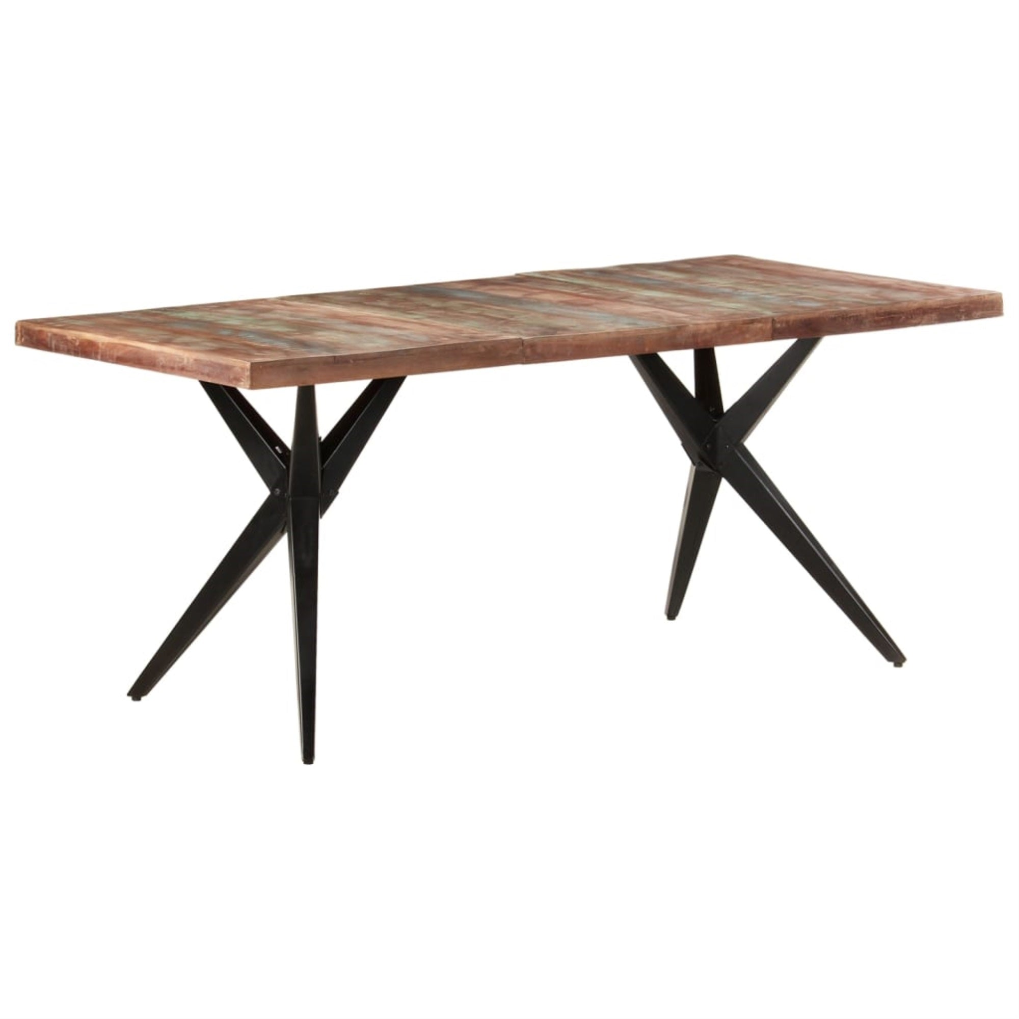 Vidaxl Dining Table 70.9'X35.4'X29.9' Solid Reclaimed Wood