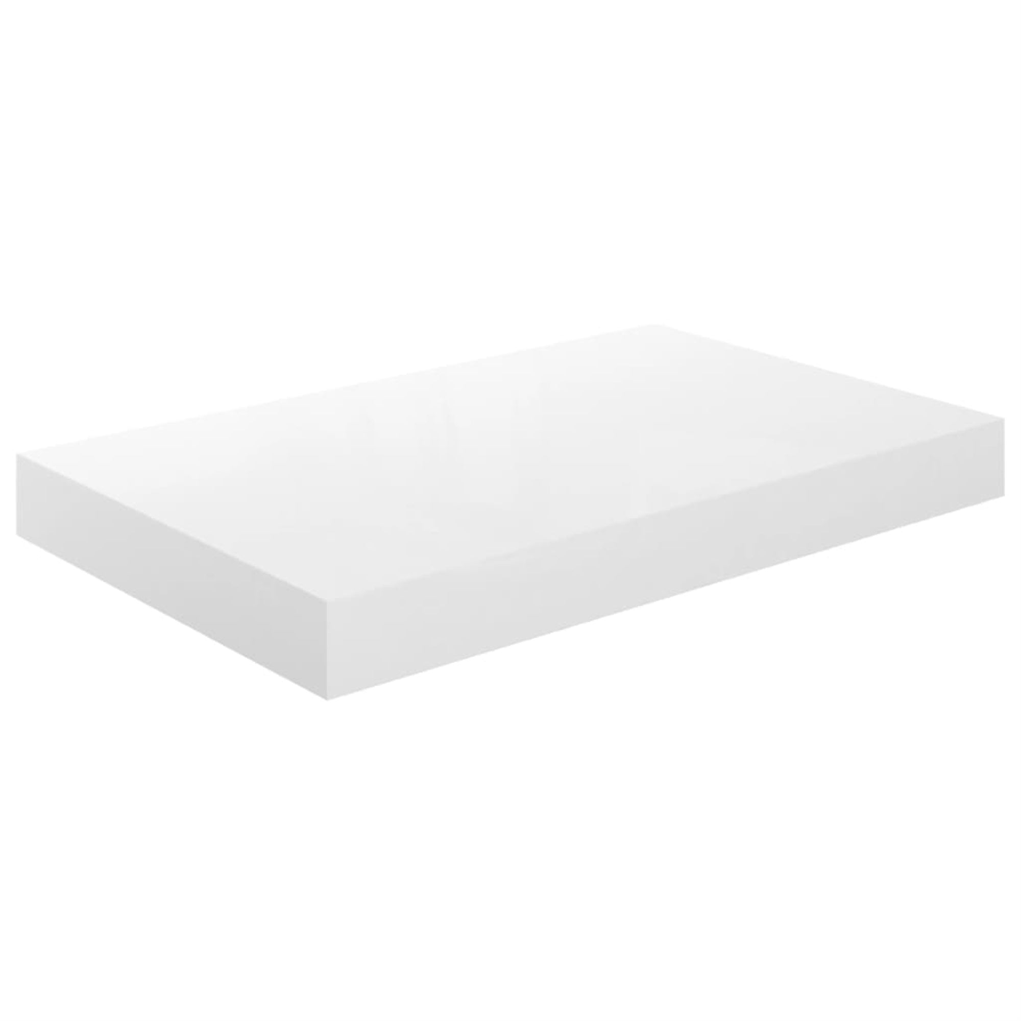Vidaxl Floating Wall Shelf High Gloss White 15.7'X9.1'X1.5' Mdf