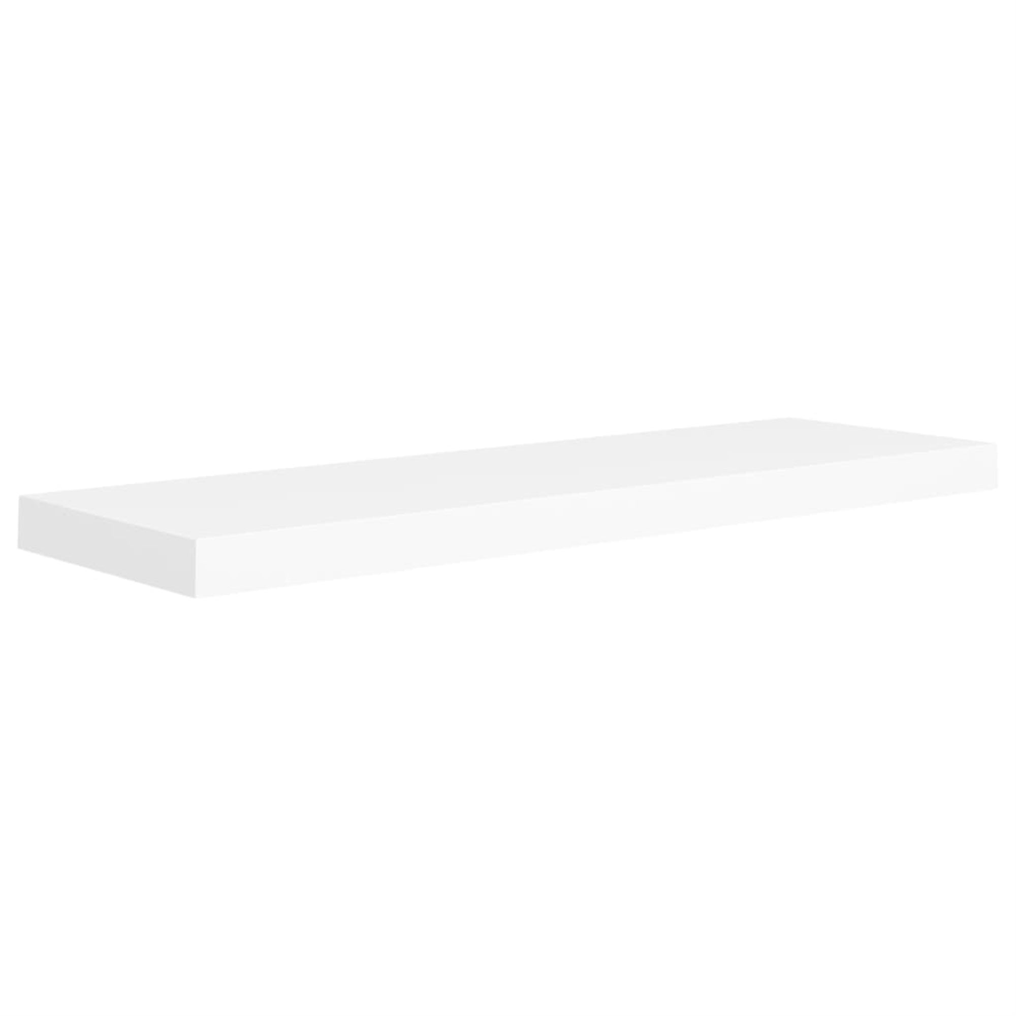 Vidaxl Floating Wall Shelf White 31.5'X9.3'X1.5' Mdf