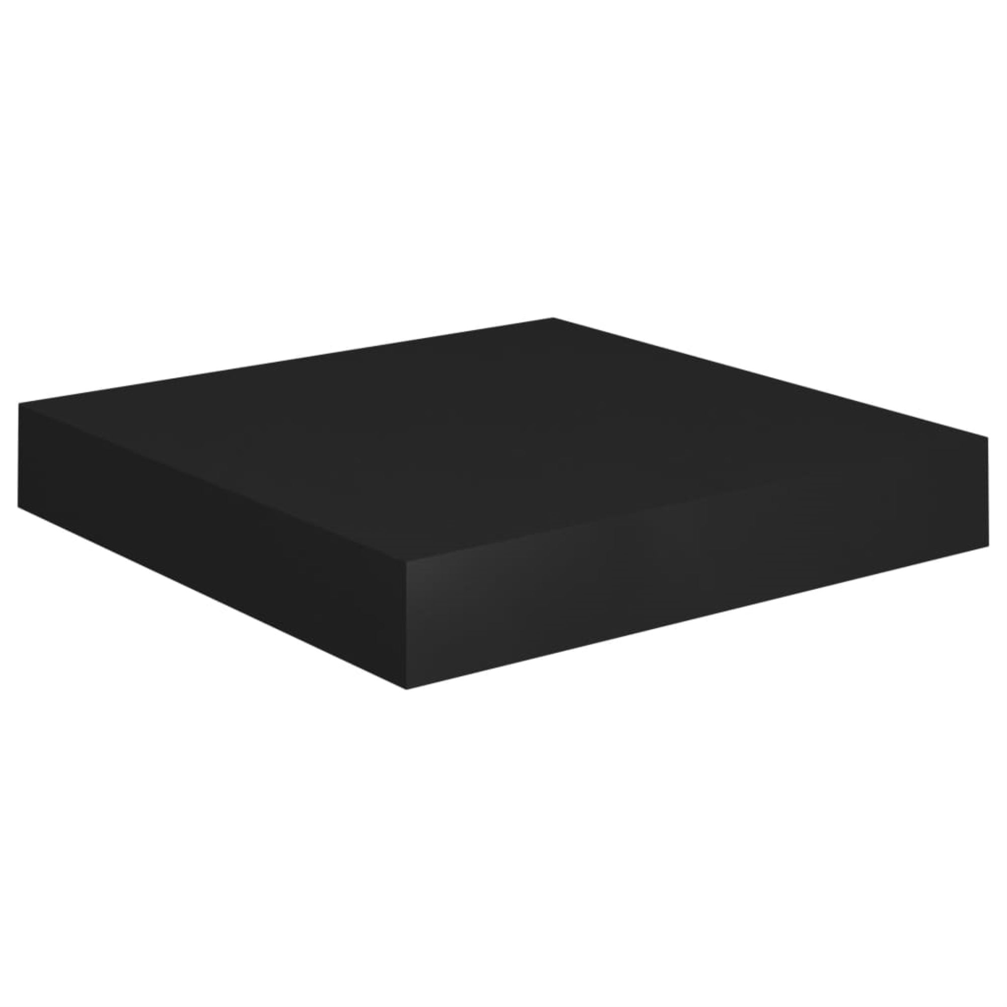 Vidaxl Floating Wall Shelf Black 9.1'X9.3'X1.5' Mdf
