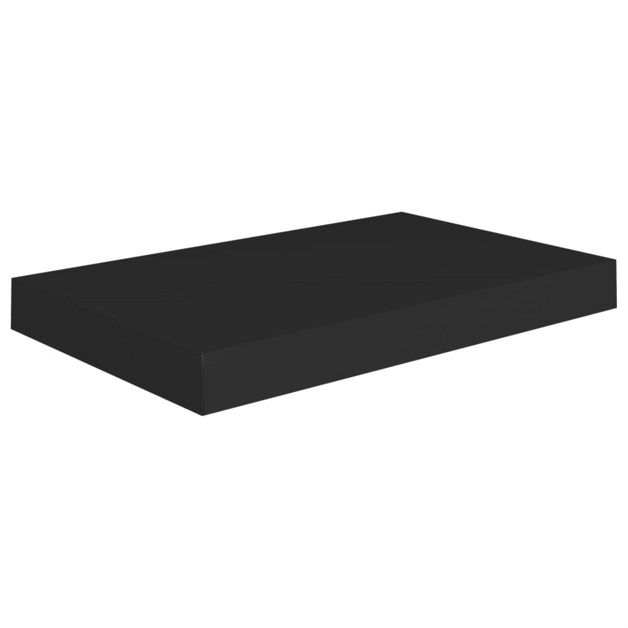Vidaxl Floating Wall Shelf Black 15.7'X9.1'X1.5' Mdf