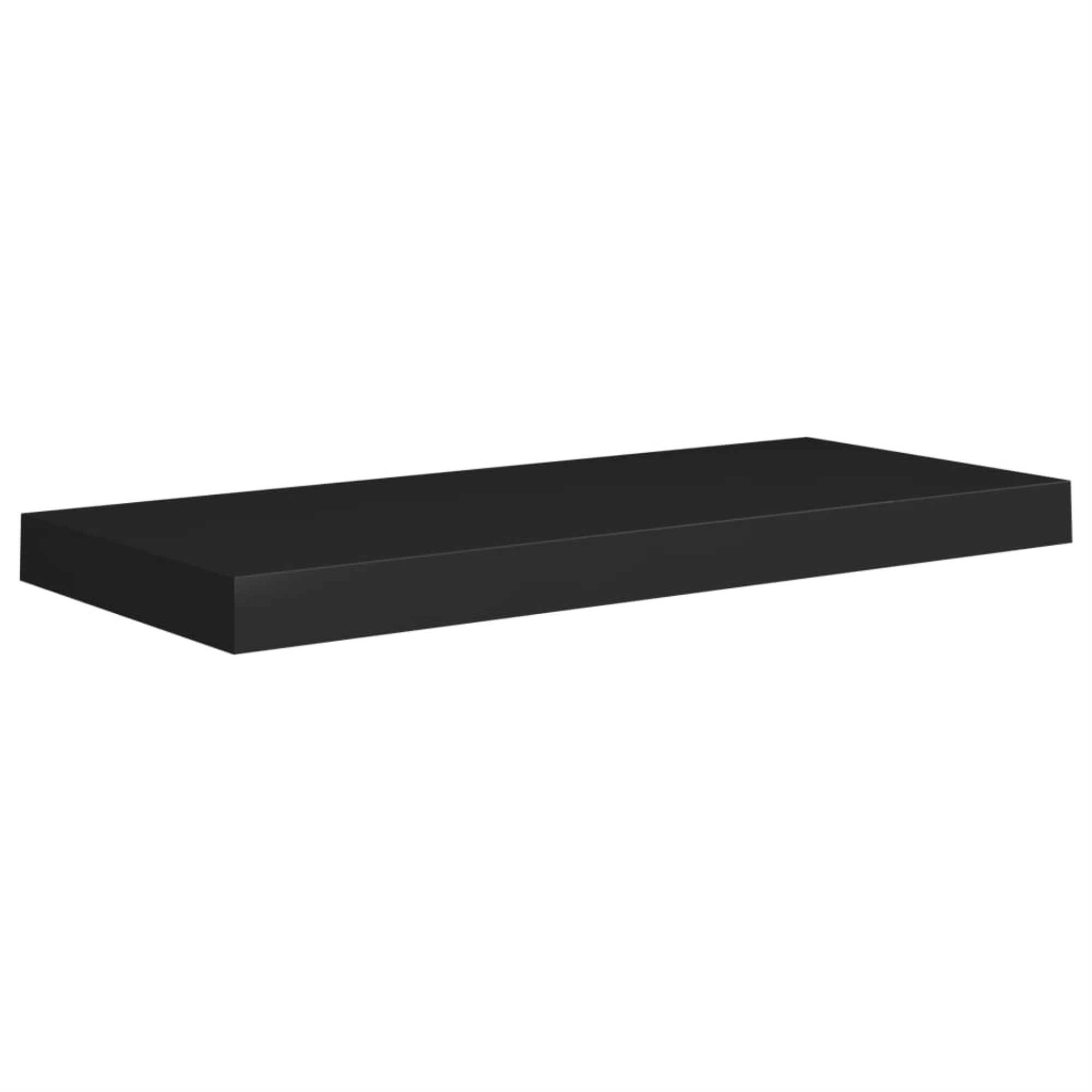 Vidaxl Floating Wall Shelf Black 23.6'X9.3'X1.5' Mdf