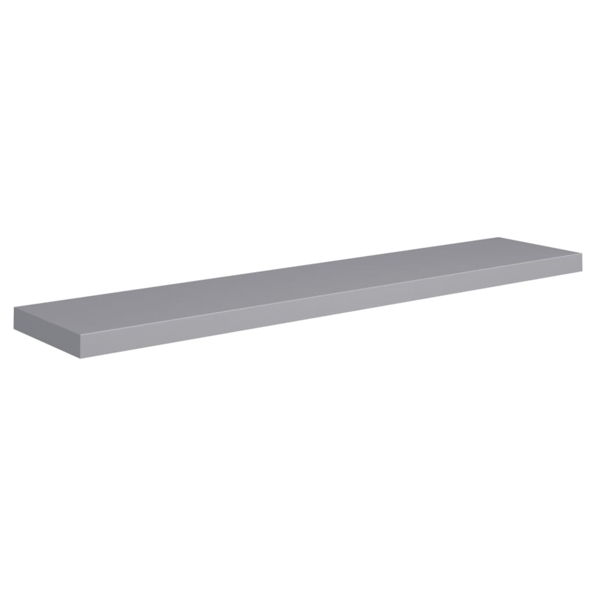 Vidaxl Floating Wall Shelf Gray 47.2'X9.3'X1.5' Mdf