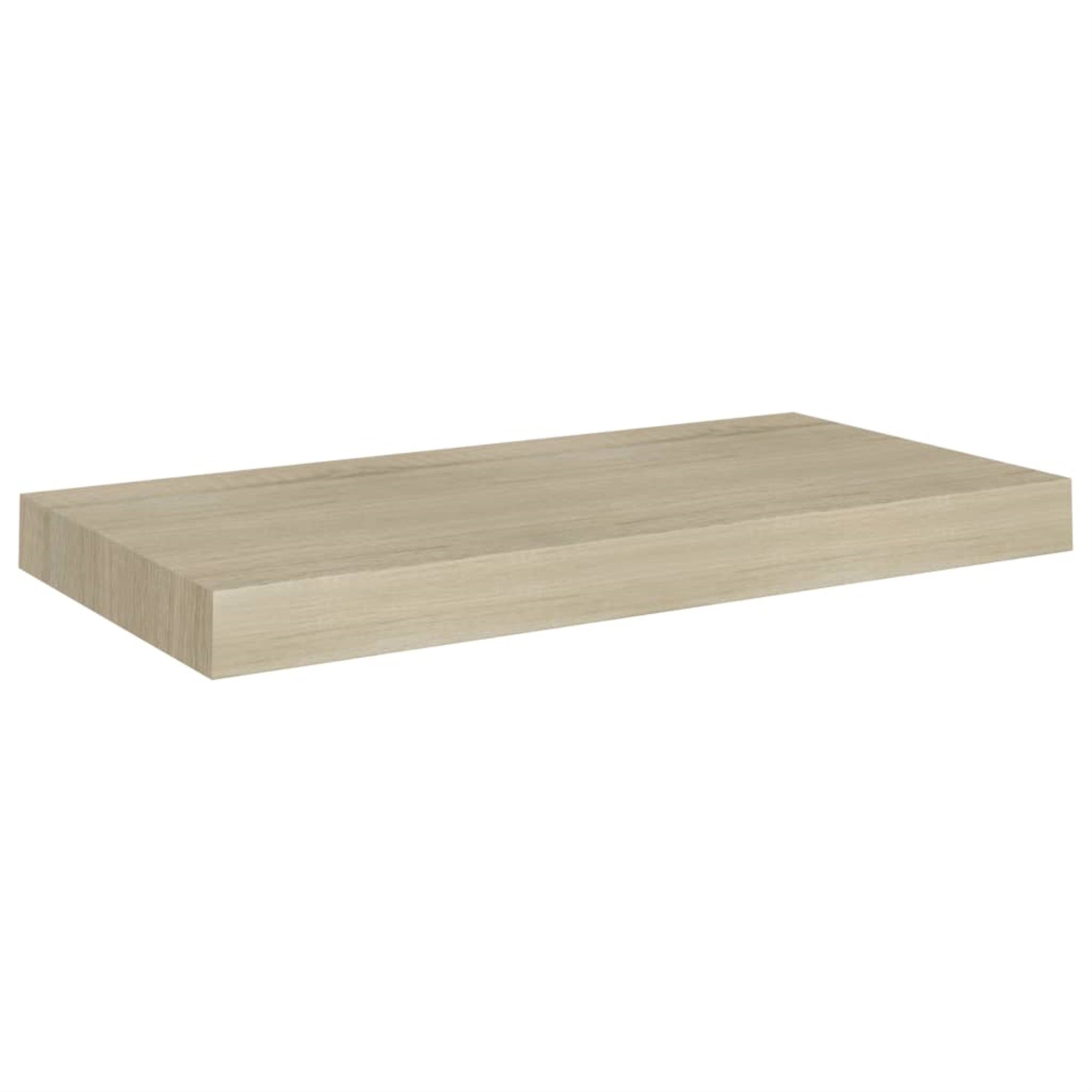 Vidaxl Floating Wall Shelf Oak 19.7'X9.1'X1.5' Mdf