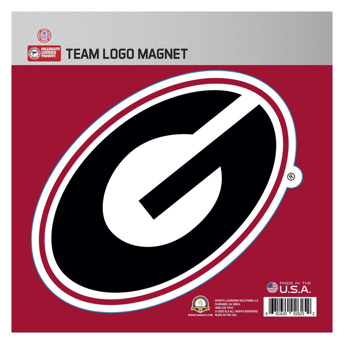Georgia Large Team Logo Magnet 10 (8.7676X7.5217)