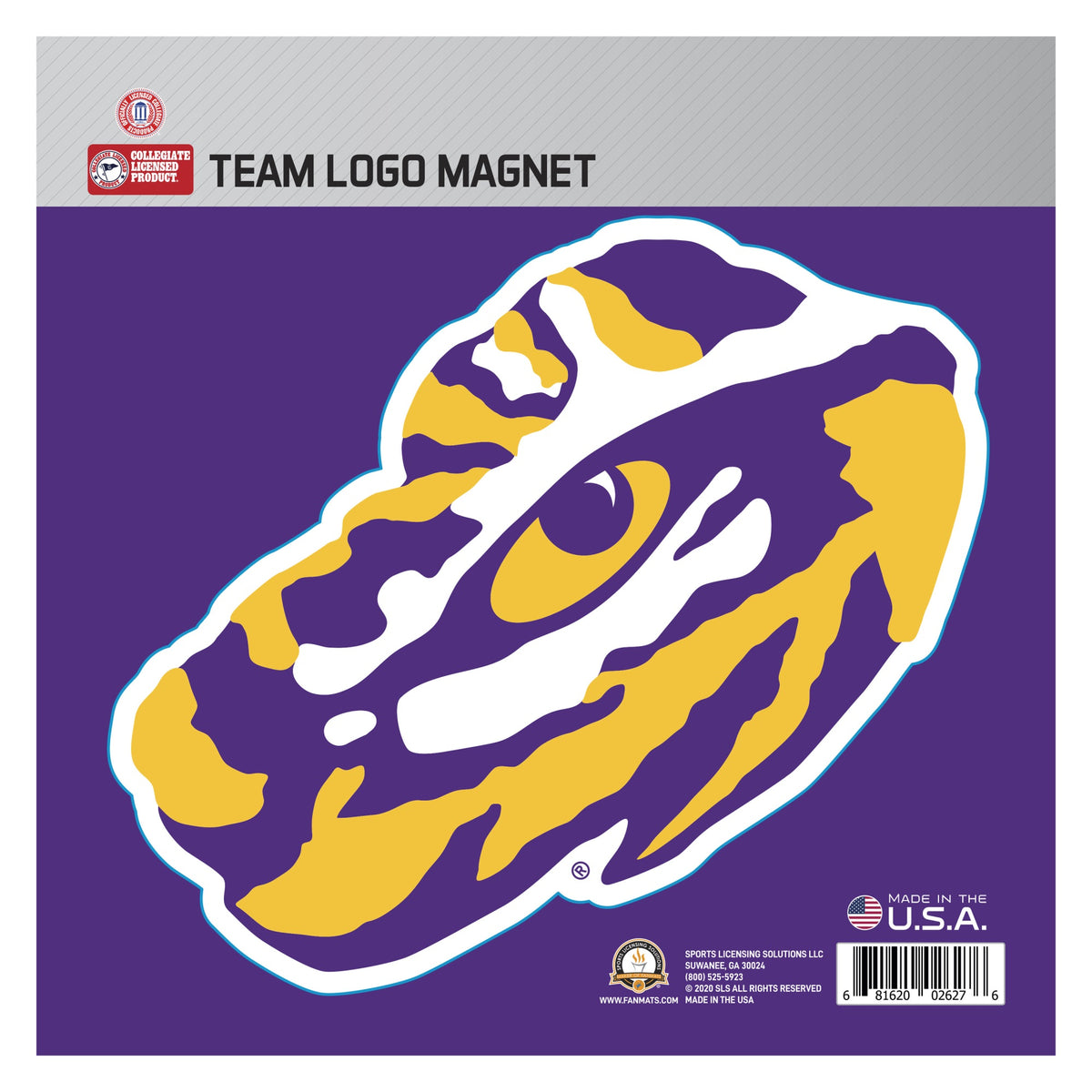 Lsu Tigers Large Team Logo Magnet 10 (8.6021X8.587)
