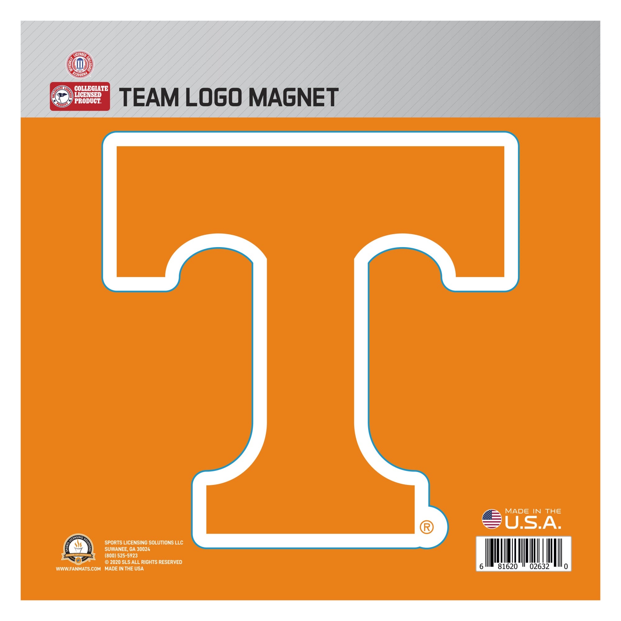 Tennessee Volunteers Large Team Logo Magnet 10 (7.1309X7.1306)