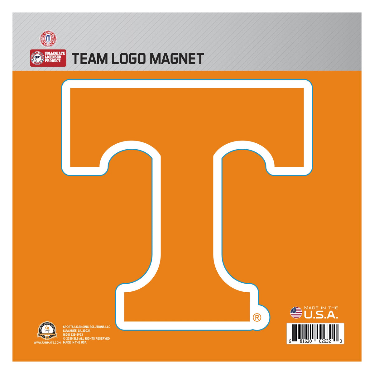 Tennessee Volunteers Large Team Logo Magnet 10 (7.1309X7.1306)