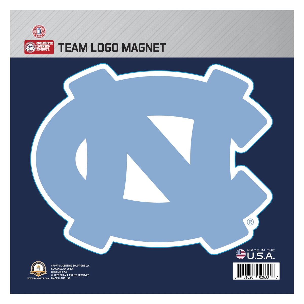 North Carolina Tar Heels Large Team Logo Magnet 10 (7.1872X7.1909)