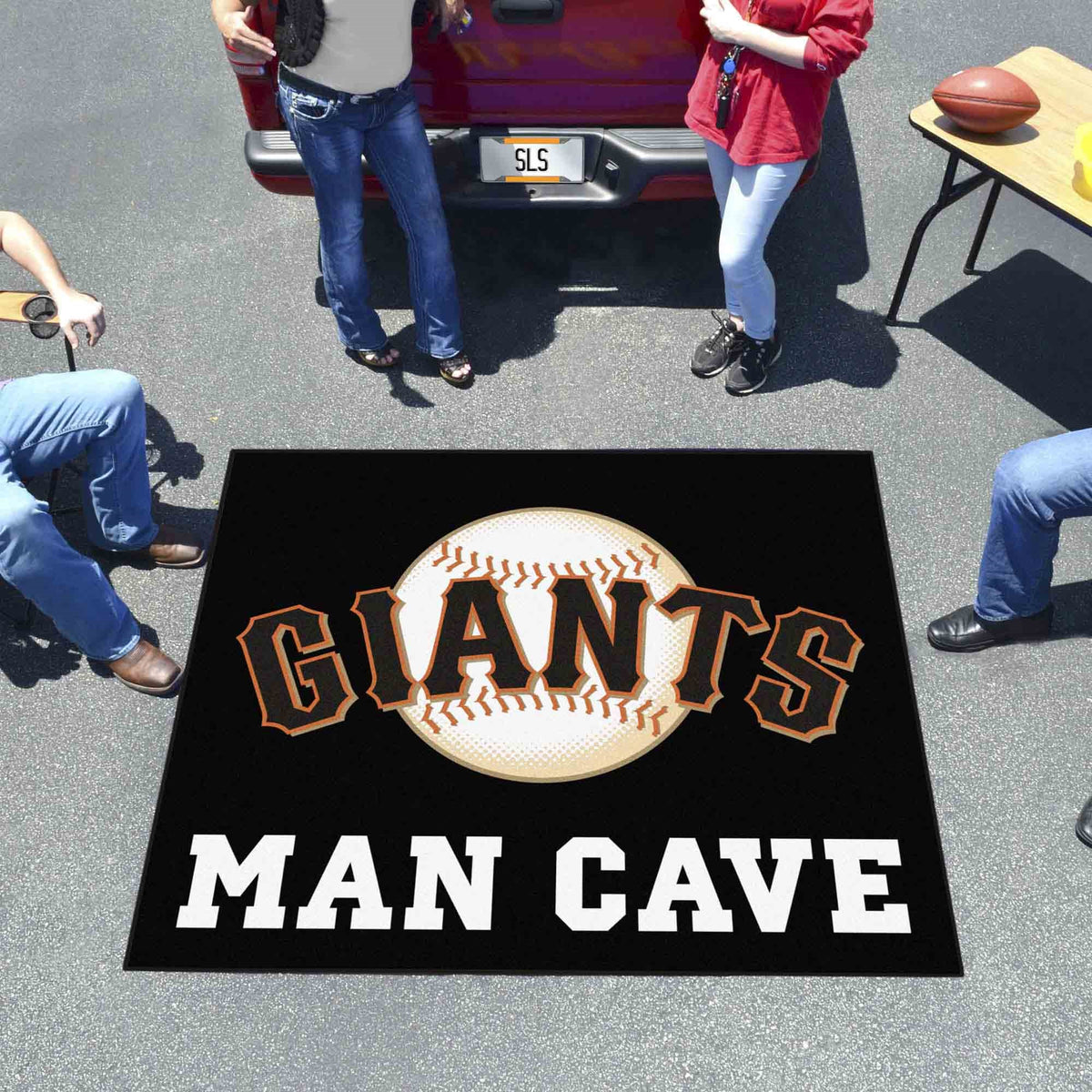 San Francisco Giants Man Cave Tailgater Rug - 5Ft. X 6Ft.