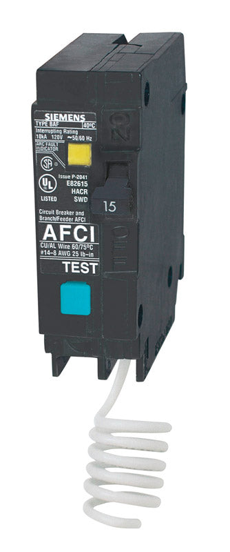 Bkr Smens Afci 1P 15A 1 (Pack Of 1)