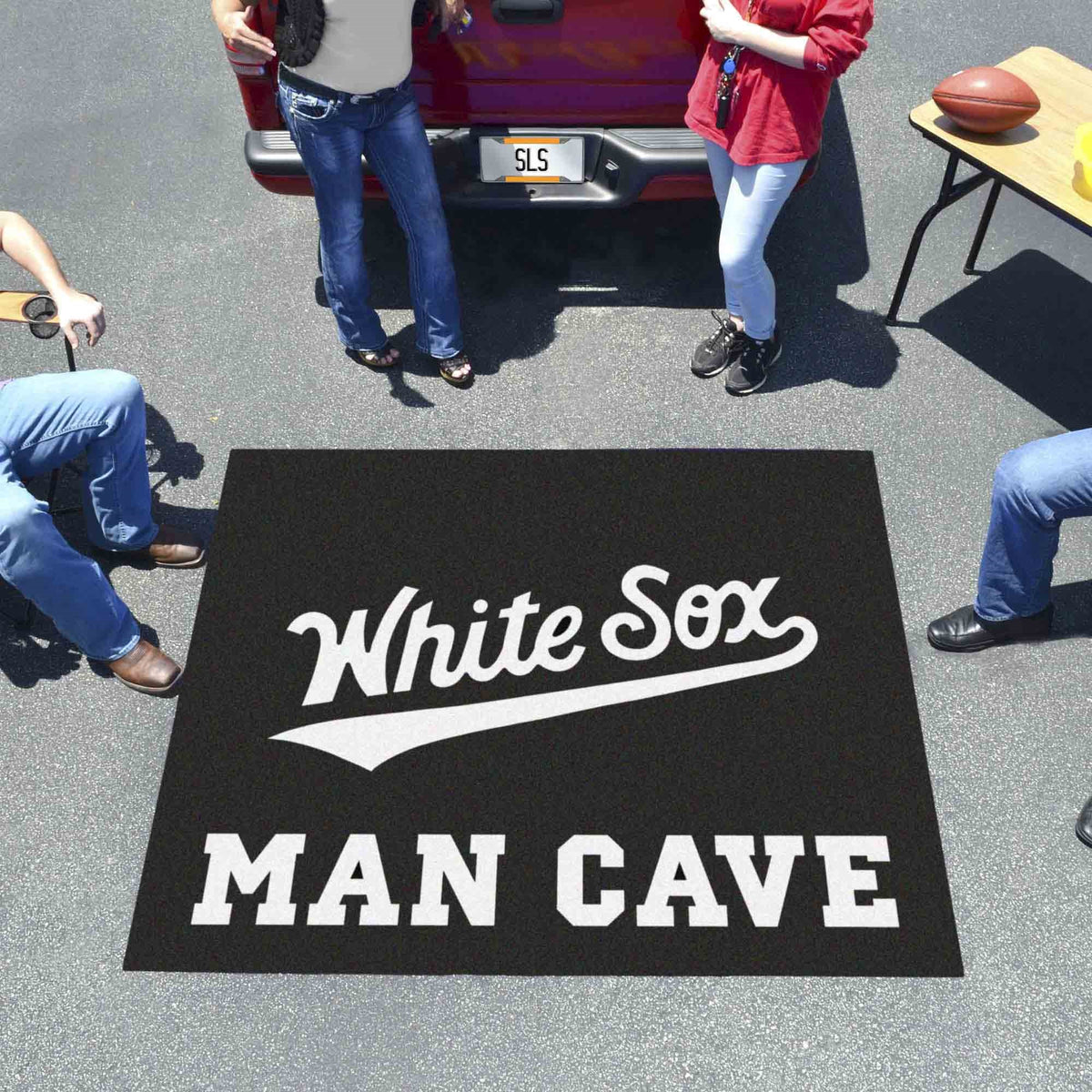 Chicago White Sox Man Cave Tailgater Rug - 5Ft. X 6Ft.