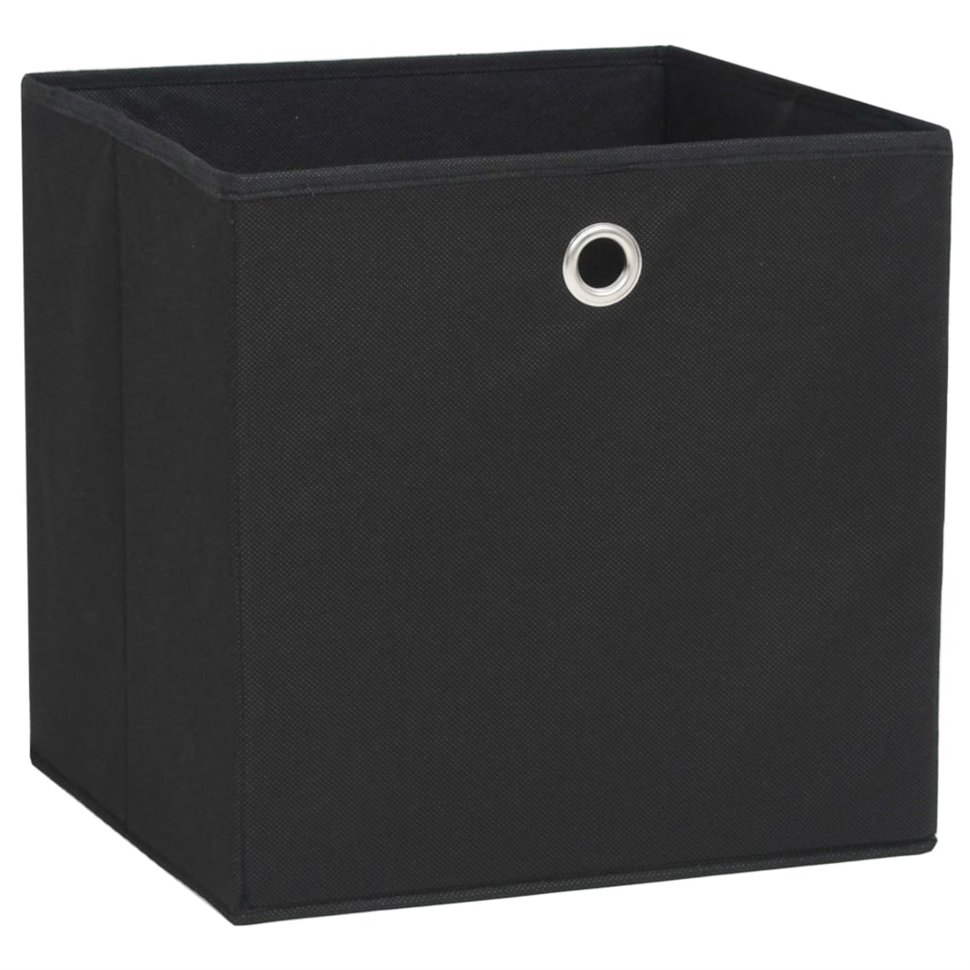Vidaxl Storage Boxes 10 Pcs Non-Woven Fabric 11'X11'X11' Black