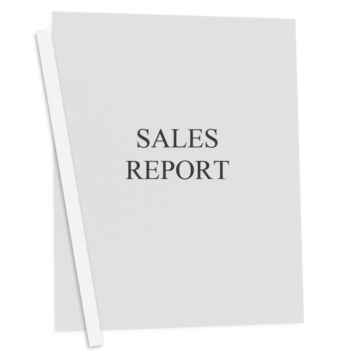 Vinyl Report Covers With Binding Bars, Clear, White Binding Bars, 11 X 8 1/2, 50/Bx, 32557
