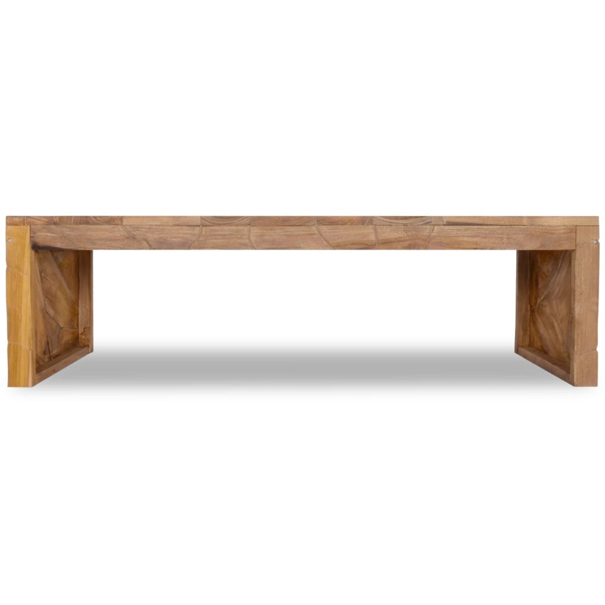 Vidaxl Tv Stand 43.3'X13.8'X14.2' Solid Teak Wood