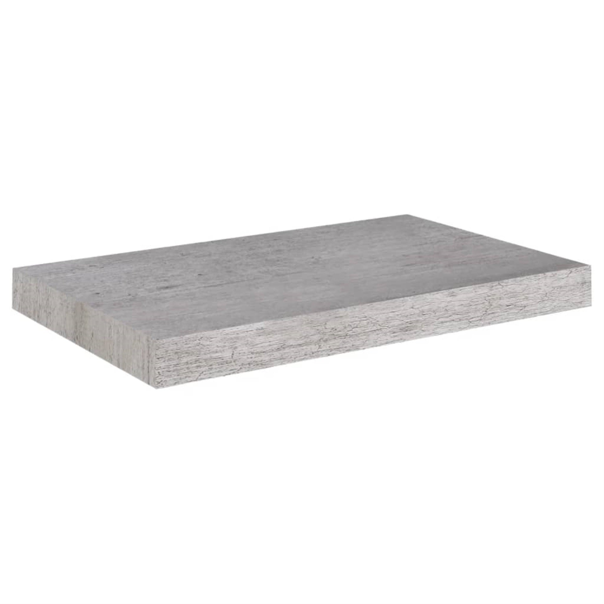 Vidaxl Floating Wall Shelf Concrete Gray 19.7'X9.1'X1.5' Mdf