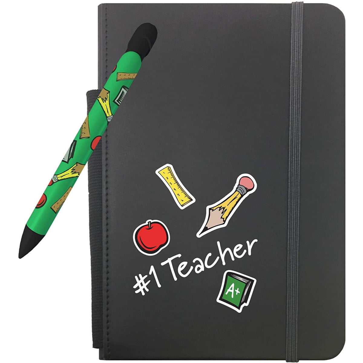Greeting Pen #1 Teacher 5 X 8.25 Notebook And 1 Rotating Message Pen Set (327)