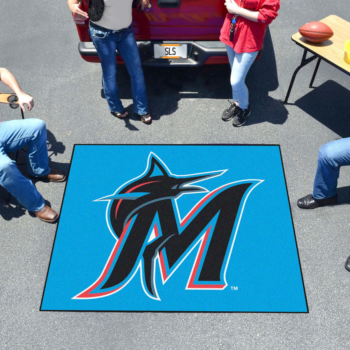 Miami Marlins Tailgater Rug - 5Ft. X 6Ft.