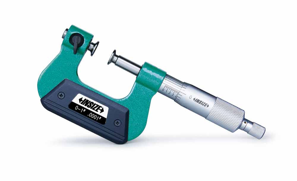 3280-1 Non Rotating Spindle Universal Micrometer, 0-1