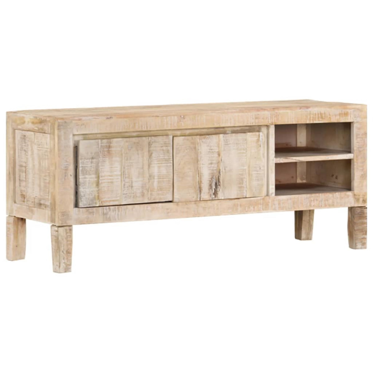 Vidaxl Tv Stand 43.3'X13.8'X18.1' Solid Wood Mango