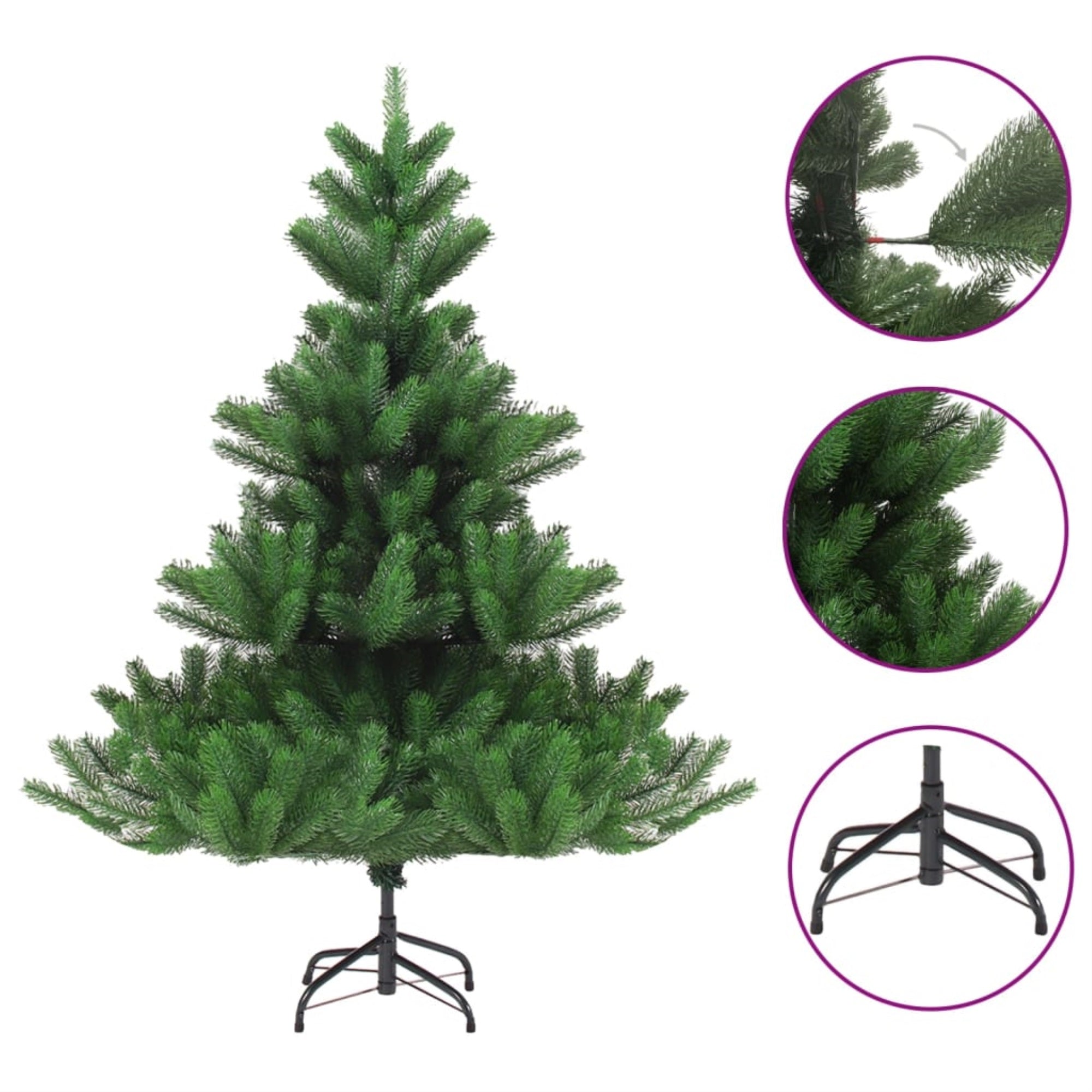 Vidaxl Nordmann Fir Artificial Christmas Tree Green 82.7'